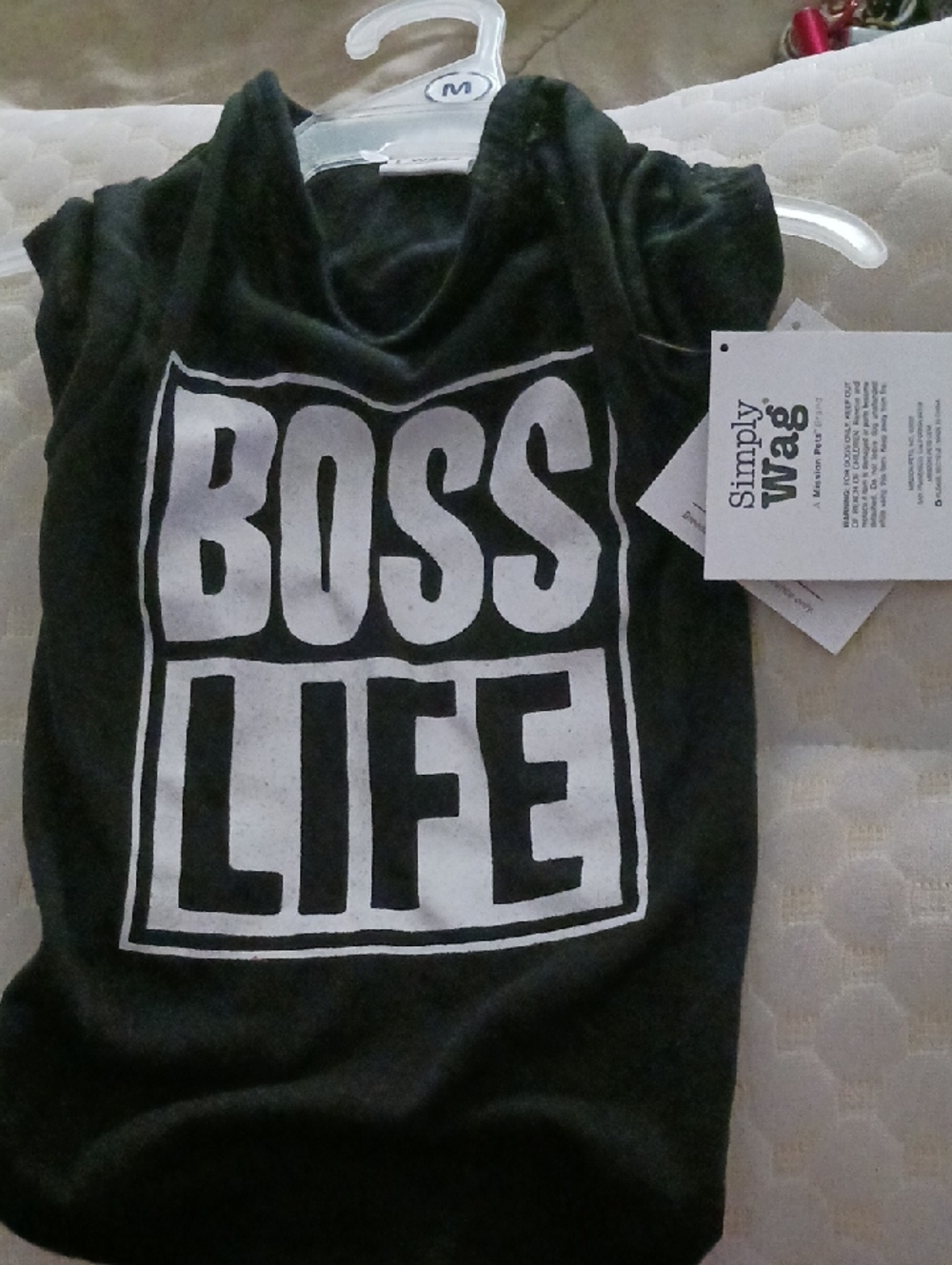 NWT BOSS LIFE Graphic Tee - Black & White